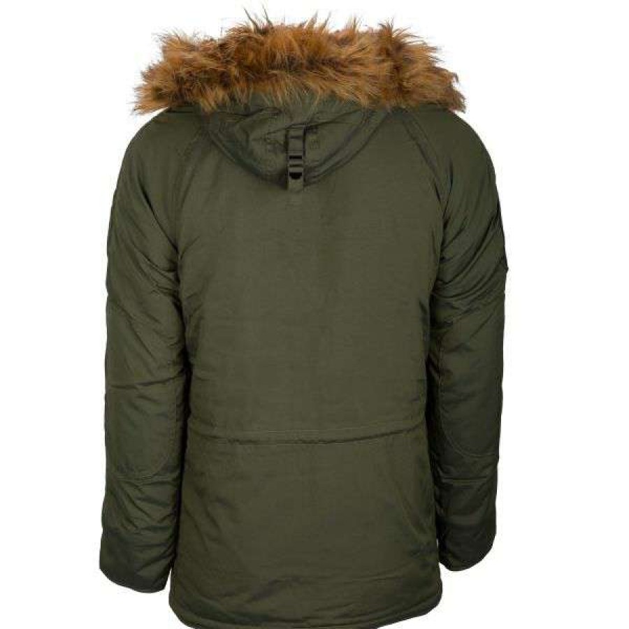 Jackets * | Lower Price Alpha Industries Parka Explorer Dark Green