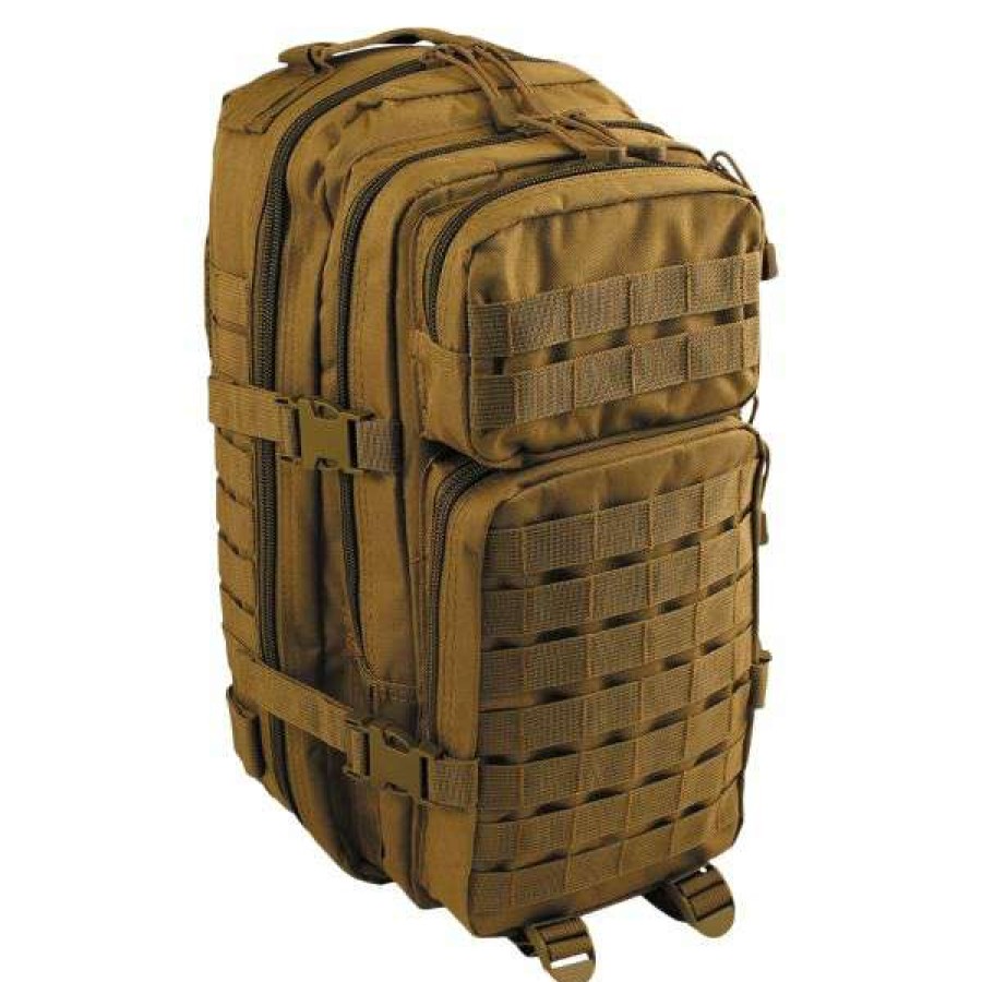 Backpacks * | Promotions Mfh Backpack Us Assault I Basic Coyote Tan