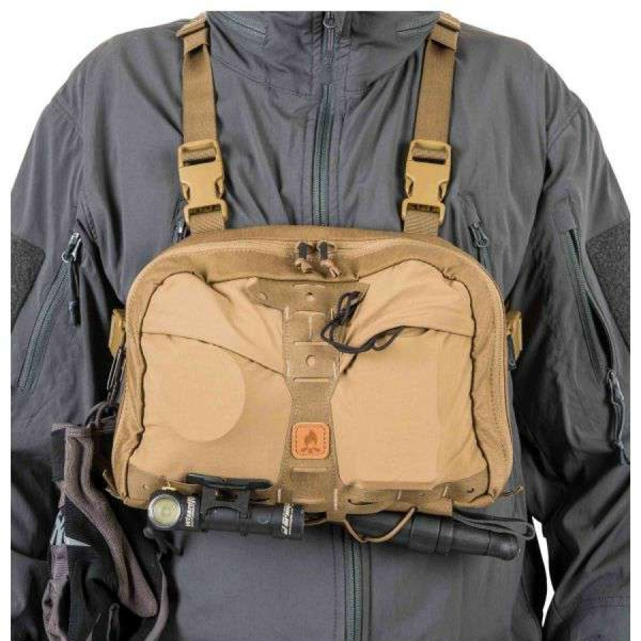 Equipment * | Shop New Helikon-Tex Pouch Chest Pack Numbat Green