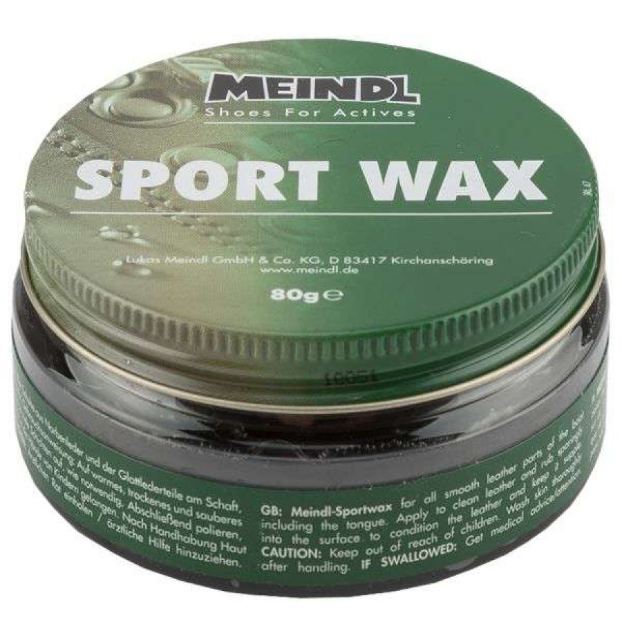 Shoe Care * | Shoe Cream Meindl Sport Wax Black 80 G Quick Delivery