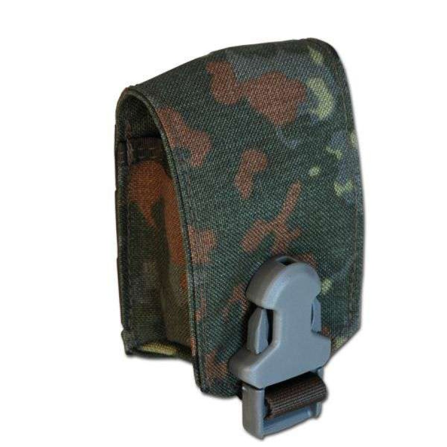 Equipment * | Featured Hand Grenade Pouch Zentauron Flecktarn