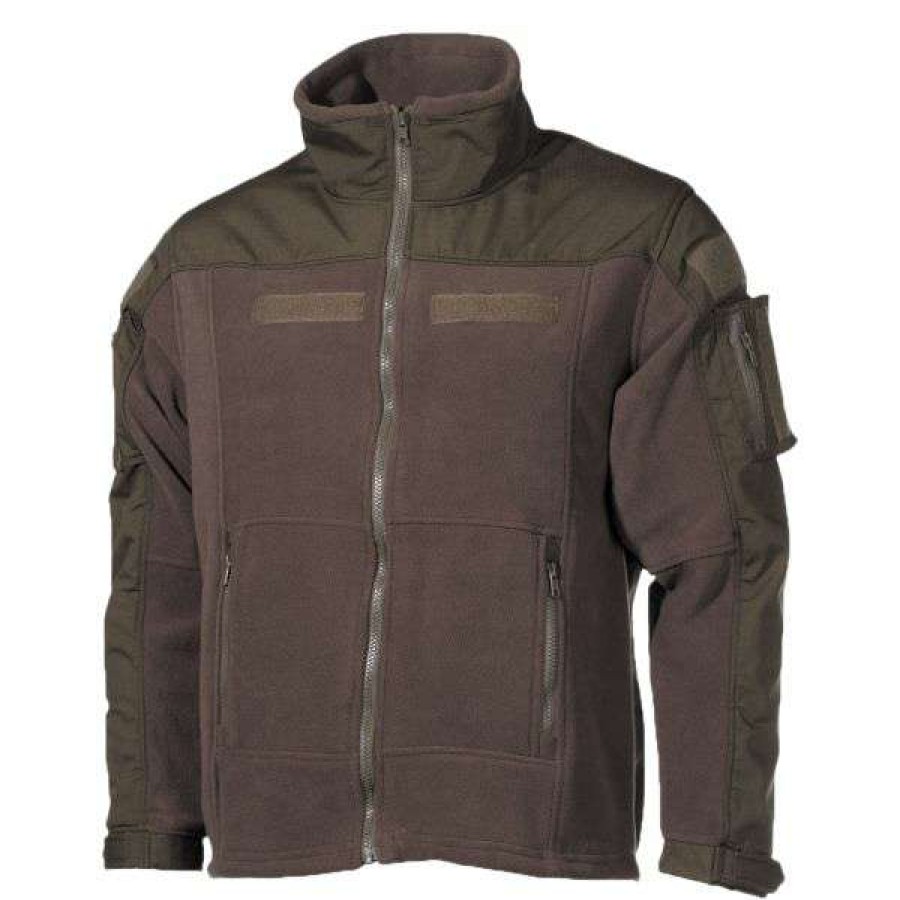 Jackets * | Fleece Jacket Combat Olive Unbekannt Bargain Sale